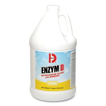 Big D Industries Enzym D Digester Liquid Deodorant, Lemon, 1 Gal Bottle, 4-carton freeshipping - TVN Wholesale